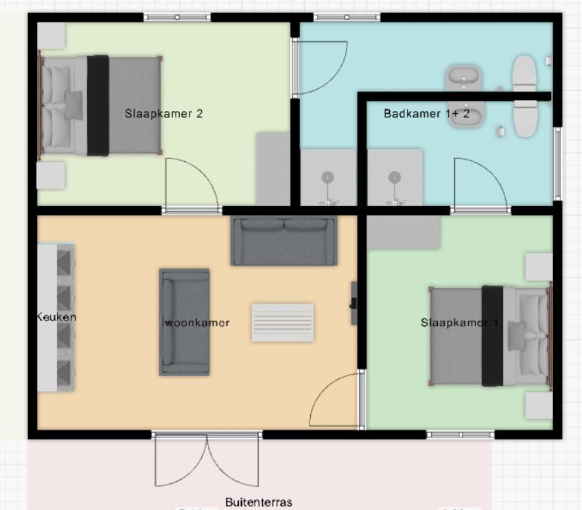 4-Pers Accomodatie Julianadorp, Curacao 威廉斯塔德 外观 照片